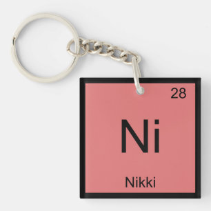Nikki Namn kemi Inslag Periodic Bord