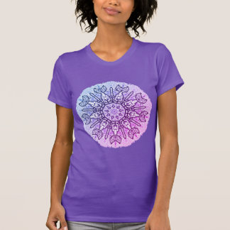 Nikkis Kat Mandala Kvinnors T-shirt