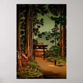Nikko Futarasan Temple Tsuchiya Koitsu 1936 Poster