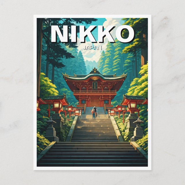 Nikko Japan Resa Vykort (Framsida)
