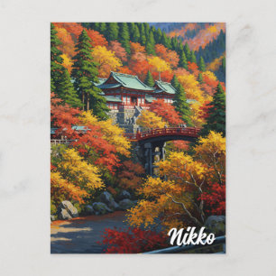 Nikko Japan Travel Vykort