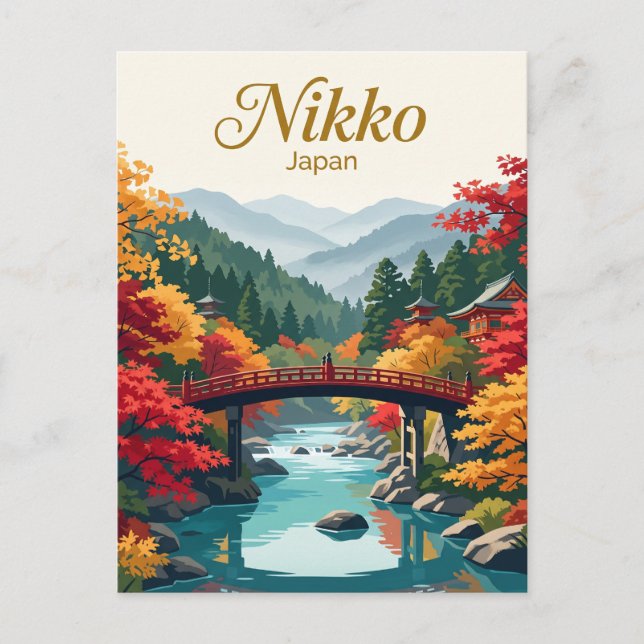 Nikko Japan Vykort (Framsida)