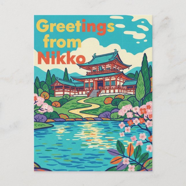 Nikko Magnet Vykort (Framsida)