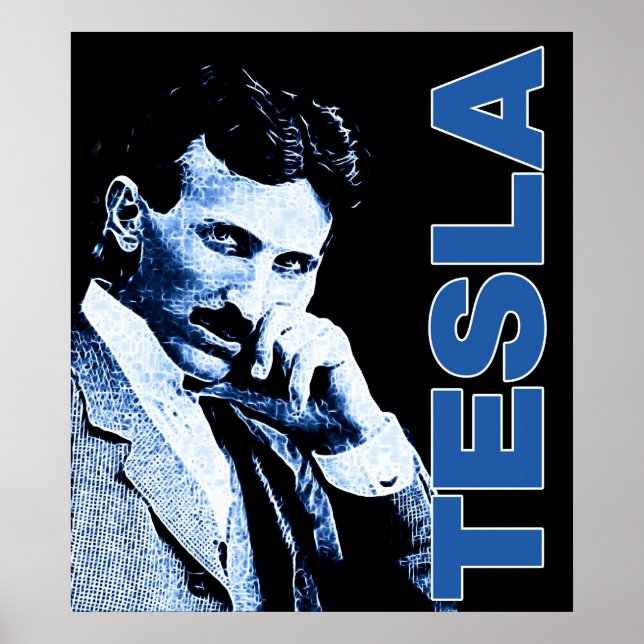 Nikloa Tesla Poster (Framsidan)