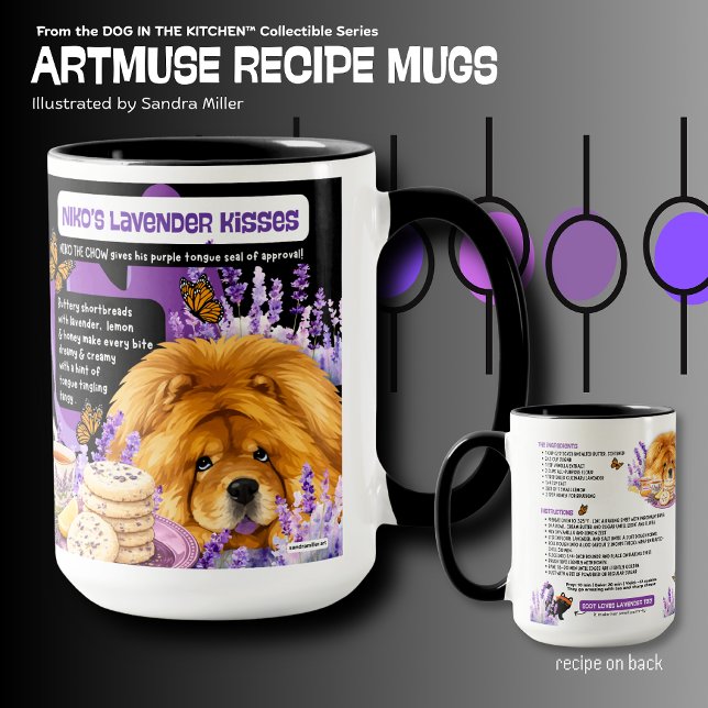 NIKO Chow Art Muse Recept Mugg (Skapare uppladdad)