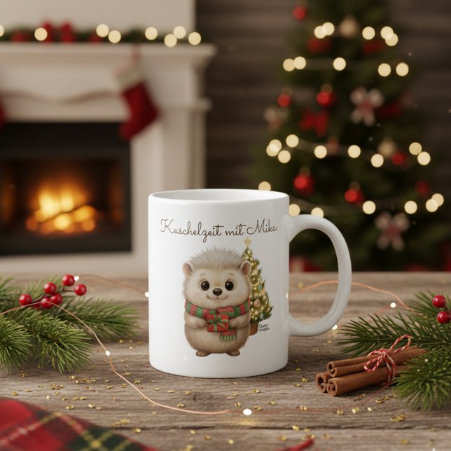 Niko Igel Kuschelzeit Weihnachten Kaffemugg (Skapare uppladdad)