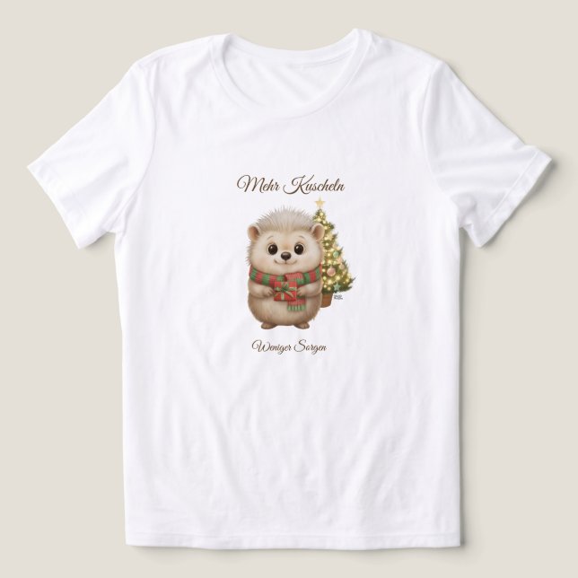 Niko Igel Weihnachten Mehr Kuscheln T Shirt (Design Framsida)