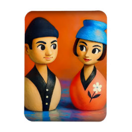 NIKO OCH HANA PHOTO MAGNET. MAGNET