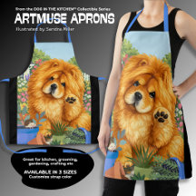 NIKO the Chow All-Over Print Förkläde