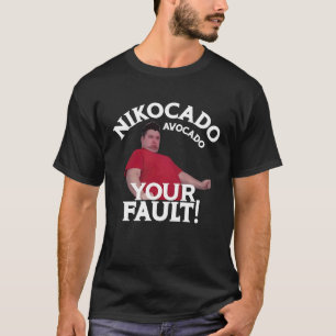 Nikocado Avocado Din felmatematisk feta snabbmat J T Shirt