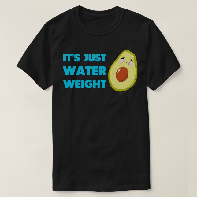 Nikocado Avocado, som bara har en vatten-viktdieta T Shirt (Design framsida)