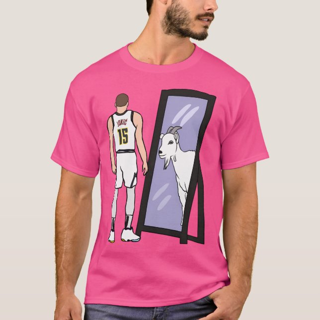 Nikola Jokic Spegel Goat T Shirt (Framsida)