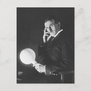 Nikola Tesla, 1898. Vykort