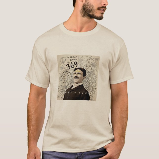 Nikola Tesla - 369 Key for the Universe T Shirt (Framsida)