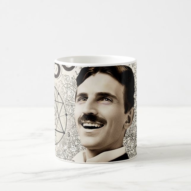 Nikola Tesla - 369 Nyckeln till universum Kaffemugg (Center)