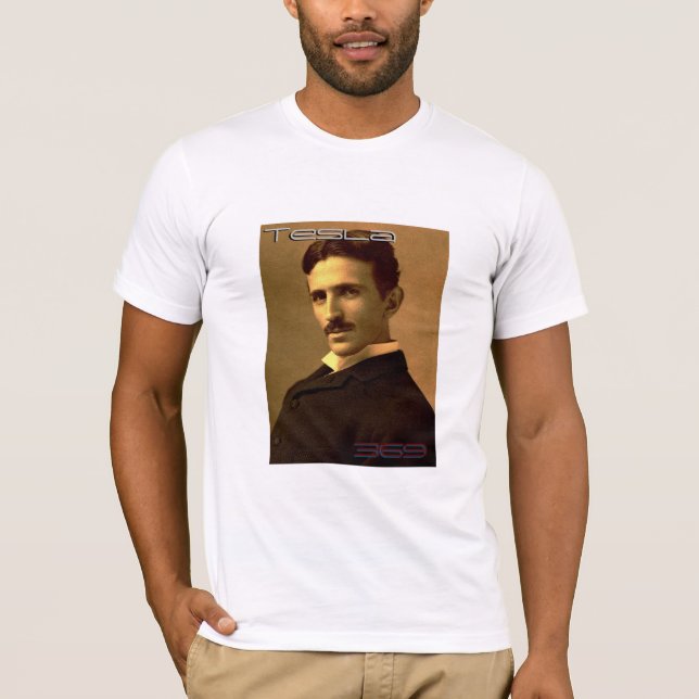 Nikola Tesla (369) T Shirt (Framsida)