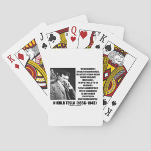 Nikola Tesla Alternate Currency Mechanical Natatur Spel Kort