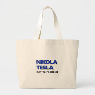 Nikola Tesla är min superhjälte Jumbo Tygkasse