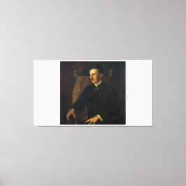 Nikola Tesla Blue Skriv ut Canvastryck