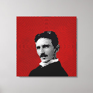 Nikola Tesla Canvastryck