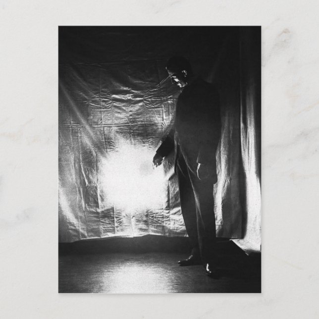 Nikola Tesla circa 1890-talet Vykort (Framsida)