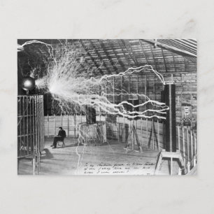 Nikola Tesla, Colorado Vår, 1899 Vykort