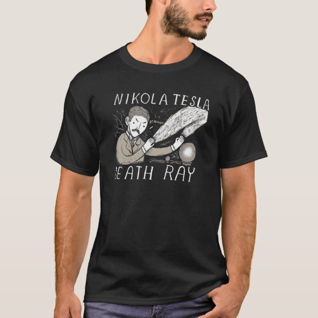 nikola tesla death ray Classic  T Shirt (Framsida)