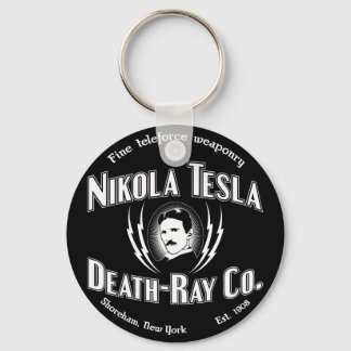Nikola Tesla Death-Ray Co. Nyckelring