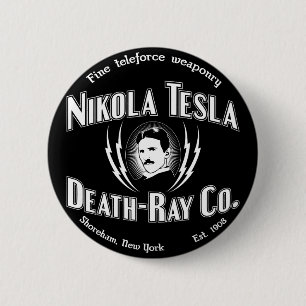 Nikola Tesla Död-Stråle Co. Knapp