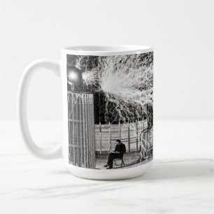 Nikola Tesla Electricity Kaffemugg