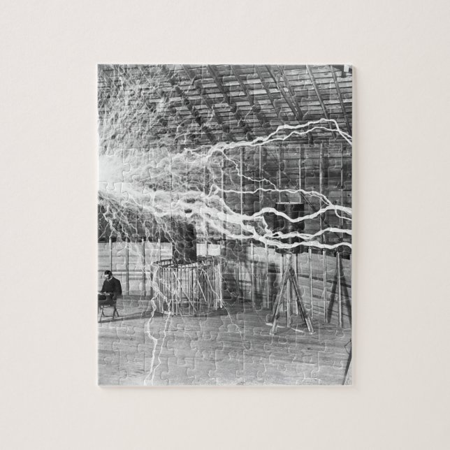 Nikola Tesla Electricity Pussel (Vertikal)
