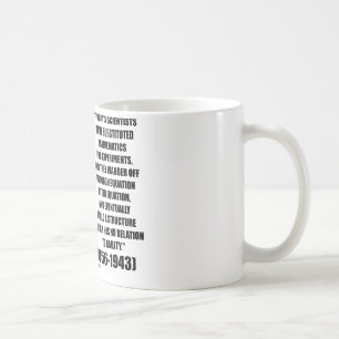 Nikola Tesla forskarelikställande inget Kaffemugg