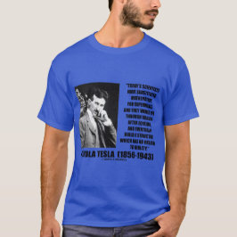 Nikola Tesla forskarelikställande inget Tee Shirt