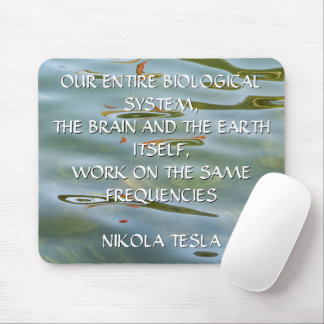 Nikola Tesla Frekvenscitat – Vattenkrusning Musmatta