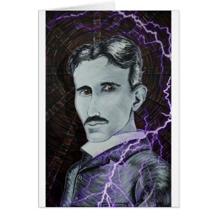 Nikola Tesla Hälsningskort