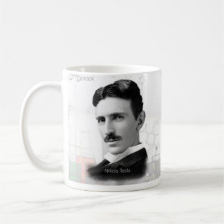 Nikola Tesla historisk mugg