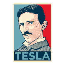Nikola Tesla Hope Porträtt