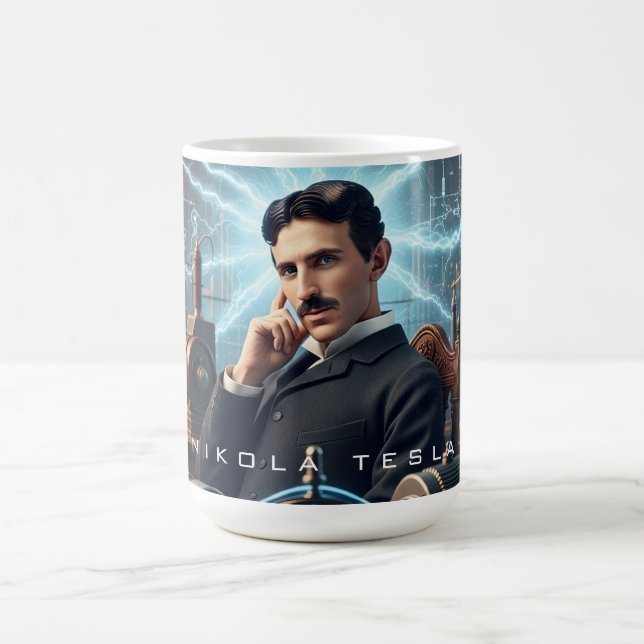 Nikola Tesla Kaffemugg (Center)