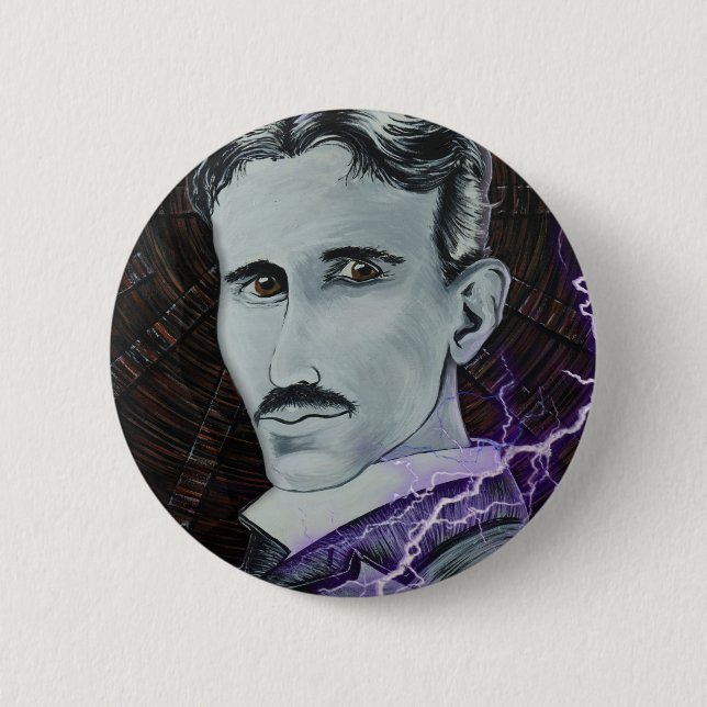 Nikola Tesla Knapp (Framsida)