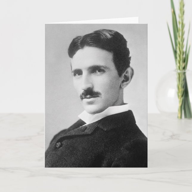 Nikola Tesla Kort (Framsida)