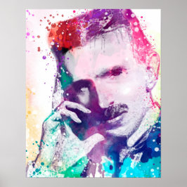 Nikola Tesla - Kreativet Genius Poster