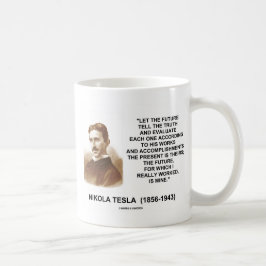 Nikola Tesla l5At framtiden berätta Kaffemugg