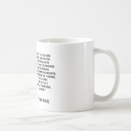 Nikola Tesla l5At framtiden berätta Kaffemugg