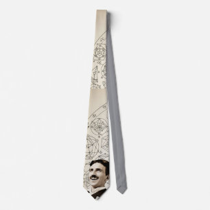 Nikola Tesla - Leende - 369 Nyckel till Universum Slips