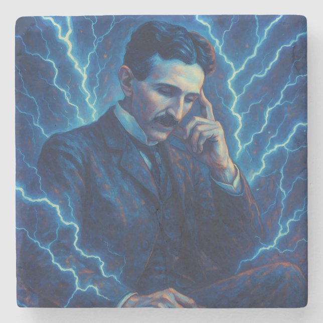 Nikola Tesla - Lightning Underlägg (Framsidan)