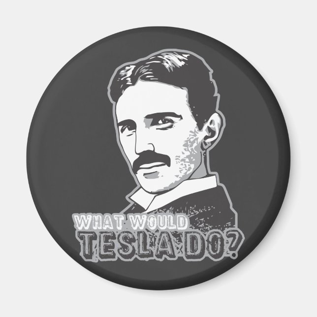 Nikola Tesla Magnet (Framsidan)