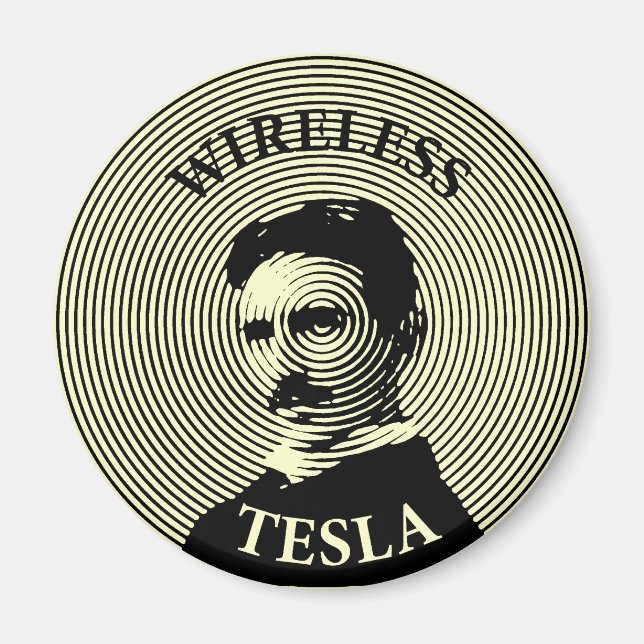 Nikola Tesla Magnet (Framsidan)