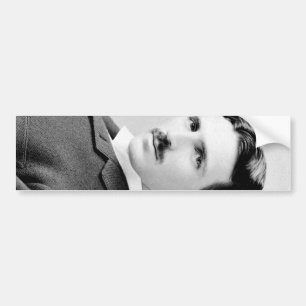 Nikola Tesla Porträtt Bildekal