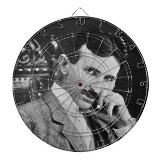 NIKOLA TESLA PORTRÄTT I BLACK DARTTAVLA