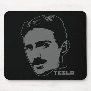 Nikola Tesla porträtt Mousepad Musmatta